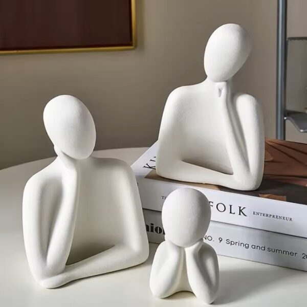 Set of Triplet Family Statues | 3 Items - Image 5