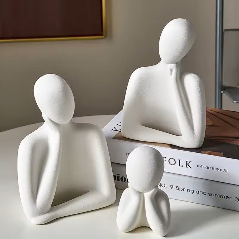 Set of Triplet Family Statues | 3 Items - Image 5