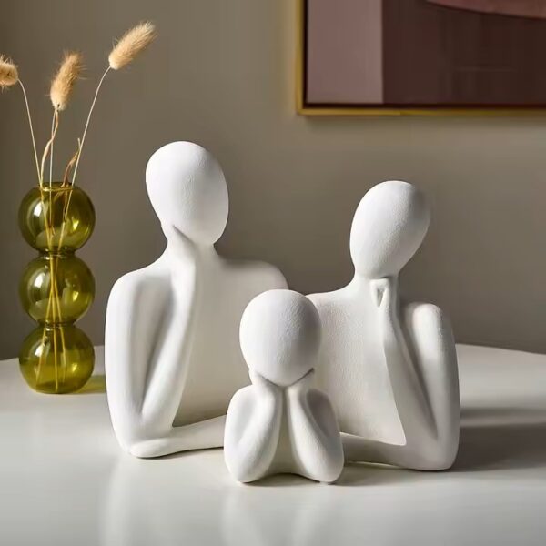 Set of Triplet Family Statues | 3 Items - Image 6